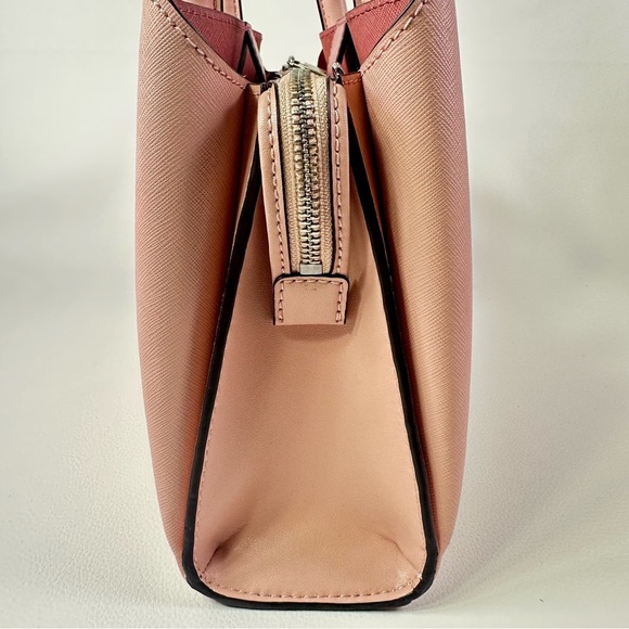 NWT Women’s Michael Kors Small Ruthie Satchel/Tote Pink Leather Handbag - Picture 6 of 7